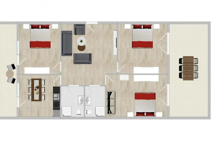 Pool-apartments Πόρετς